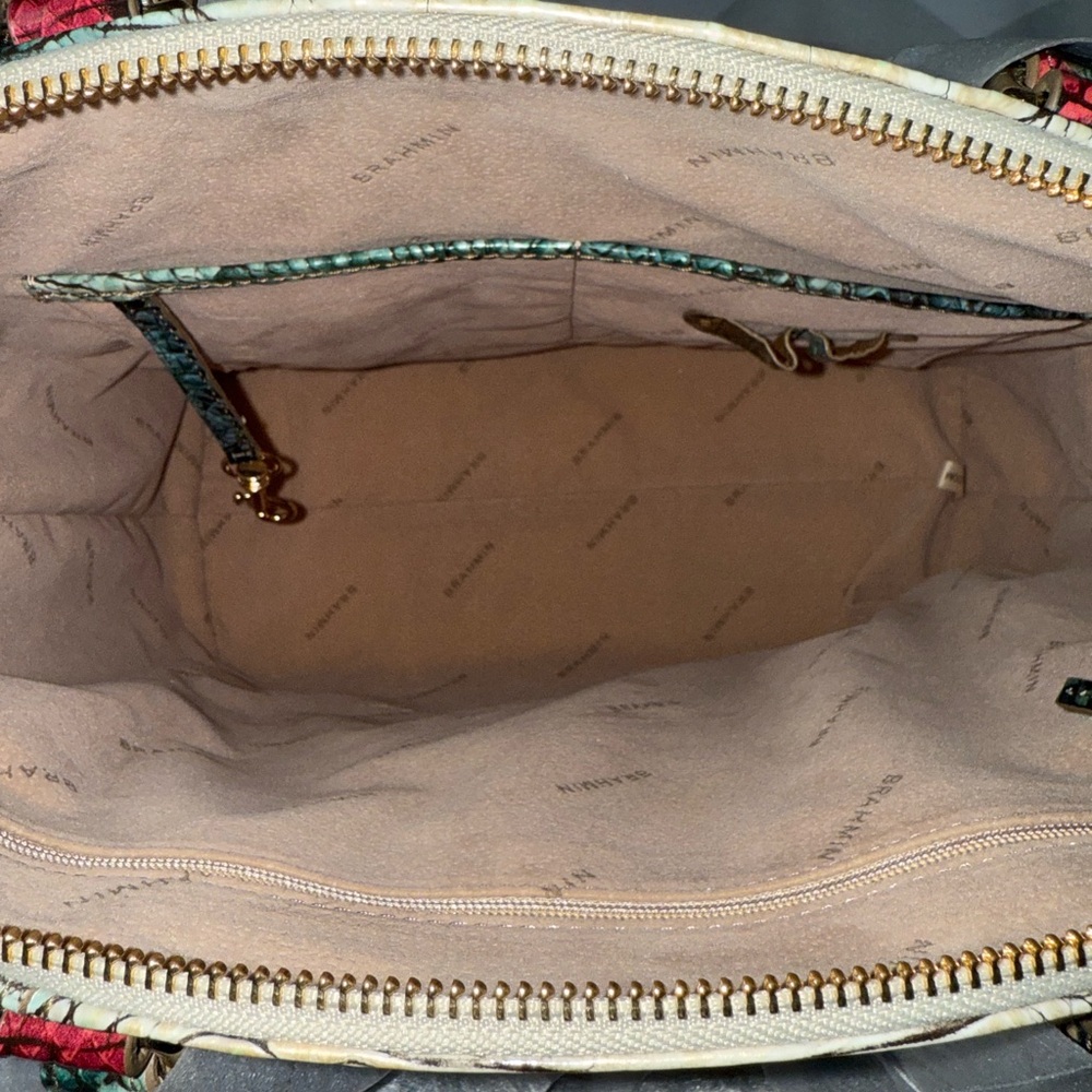 Brahmin Large Duxbury Satchel-Komodo Ombre Melbourne - Picture 8 of 8